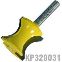 External Bull Nose 1' (24.4mm) X 3/4' ½ Radius Radius 3/16' 1/4' S