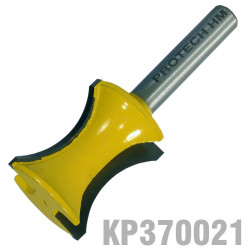External Bull Nose 24mm X 5/8' ½ Radius 1/4' Shank