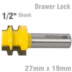 Drawer Lock 27mm X 19mm 1/2' Shank