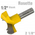 Rosette Bit 54mm (2 1/8'cutting Diameter) 1/2' Shank 601204
