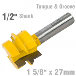 Tongue And Groove Taper (wedge Taper) 1 5/8' X 27mm 1/2' Shank