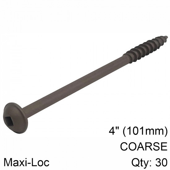 KREG Hd Protec-kote Pocket-hole Screws - 101mm / 4.00', Coarse-thread KREG Hd Protec-kote Pocket-hole Screws - 101mm / 4.00', Coarse-thread