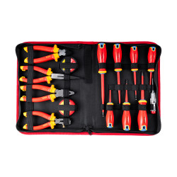 14pc S/driver (ph/sl) & H& Tools Set Electricians Insulated Vde