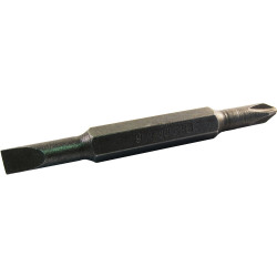 Replacement Bit 75mm Double Ended 8mm.sl6mm/ph2 For Kt2677