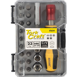 S/driver Insert & Socket Bit Set 23pc With Bit Holder
