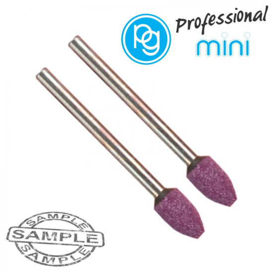 Ruby Grinding Stones 6x10mm.bulet.sh3mm.2pcs Ruby Grinding Stones 6x10mm.bulet.sh3mm.2pcs