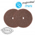 Wheel Grinding Stones. Brown Abv.22mm.2pcs