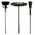 Assorted Black Bristle Brushes. 3pcs