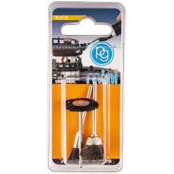 Assorted Black Bristle Brushes. 3pcs