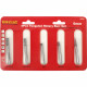 Rotary Burr Set 5 Pc Asstd 6mm Dia Tungsten Rotary Burr Set 5 Pc Asstd 6mm Dia Tungsten