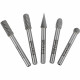 Rotary Burr Set 5 Pc Asstd 8mm Dia Tungsten Rotary Burr Set 5 Pc Asstd 8mm Dia Tungsten