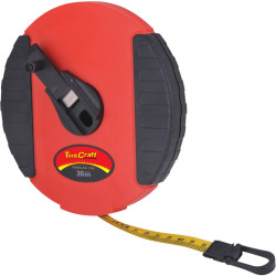 Measuring Tape Fiberglass 30m X 13mm Heavy Duty Abs Case