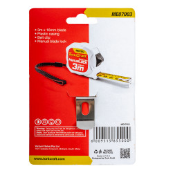 Measuring Tape M/lock 3m X 16mm Plastic Casing