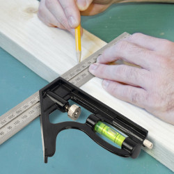Aluminium H&le Combination Square