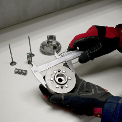 Vernier 200mm Stainless Steel 0.02mm Acc. Metric