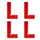 Plastic Square Abs 80x50x12mm 4pc Plastic Square Abs 80x50x12mm 4pc