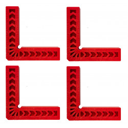 Plastic Square Abs 100x100x16mm 4pc