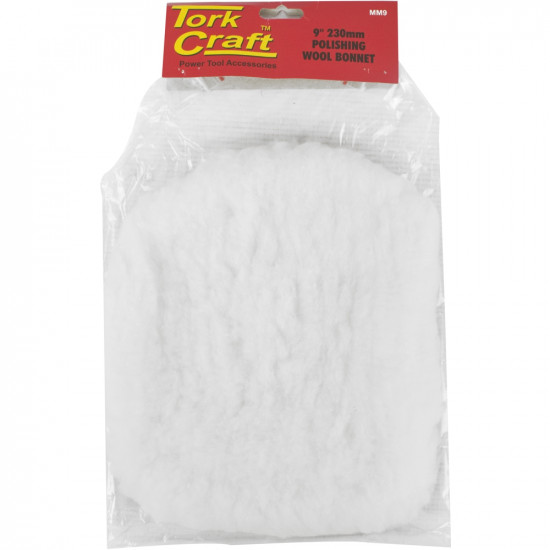 9' 230mm Polishing Bonnet Wool 9' 230mm Polishing Bonnet Wool