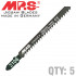Jigsaw Blade Wood T-shank 8tpi T111c