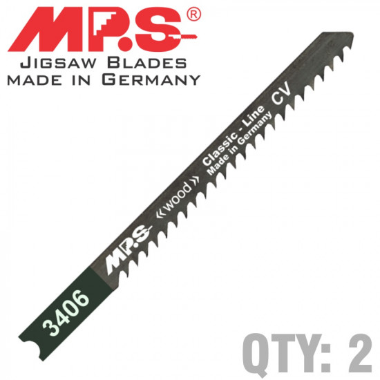 Jigsaw Blade U-shank Wood 8tpi 100mm Jigsaw Blade U-shank Wood 8tpi 100mm