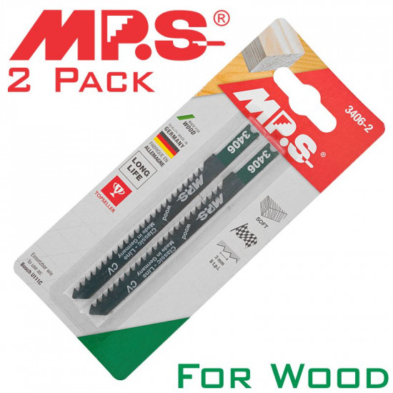 Jigsaw Blade U-shank Wood 8tpi 100mm Jigsaw Blade U-shank Wood 8tpi 100mm