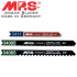 Jigsaw Blade Set 3piece B&d Shank