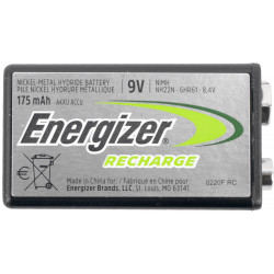 ENERGIZER Recharge: 9v -1 Pack (moq6)