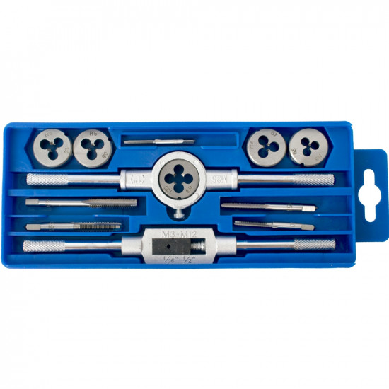 12pc Ws Tap & Die Set - Plastic Case 12pc Ws Tap & Die Set - Plastic Case