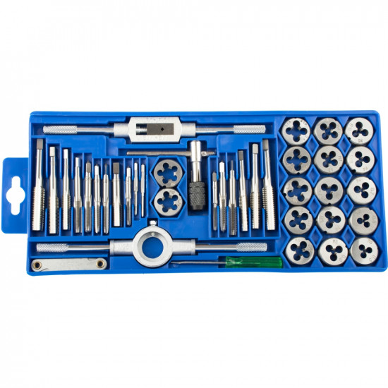 Tap & Die Set 39pce In Plastic Case Tap & Die Set 39pce In Plastic Case