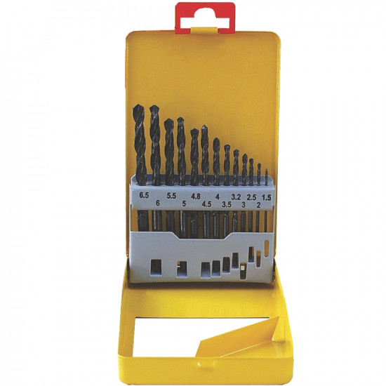 Drill Bit Set 13pce Roll Forged Metal Case Drill Bit Set 13pce Roll Forged Metal Case