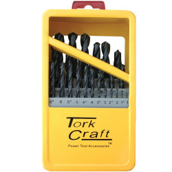 Drill Bit Set 25pce Roll Forged Metal Case