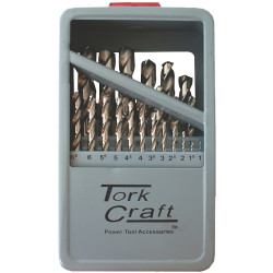 Drill Bit Set 25pce Hss Ground Bright Finish