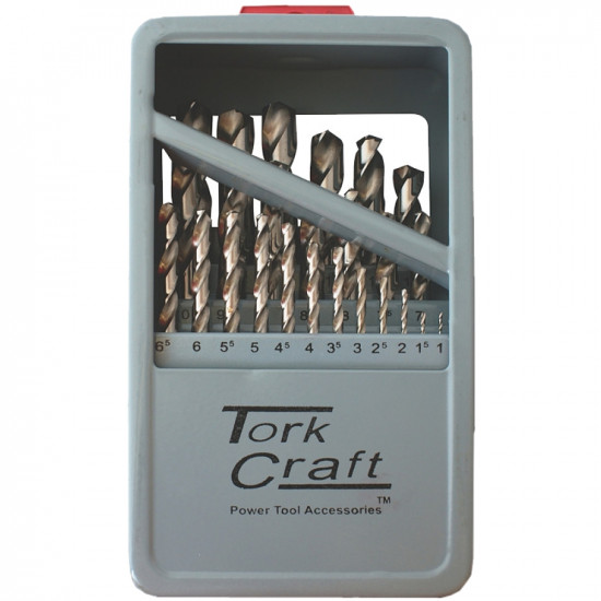 Drill Bit Set 25pce Hss Ground Bright Finish