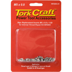 Thread Repair Kit M5 X 0.8 X 1.0d Repl. Inserts For Nr5005