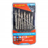 Precision-max Step Point 19pce Drill Set 1-10mm X 0.5mm