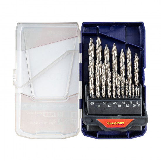 Precision-max Step Point 19pce Drill Set 1-10mm X 0.5mm