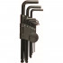 Hex Key Set 9pc Ball Point 1.5-10mm Carded Cr-v