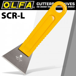 OLFA Scraper 60mm Sharp Edge Solid Blade