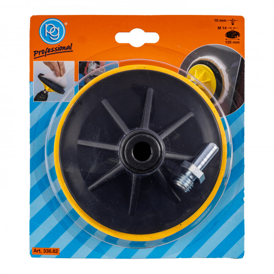 Backing Pad Hook & Loop 125mm 14m + Arbor Backing Pad Hook & Loop 125mm 14m + Arbor