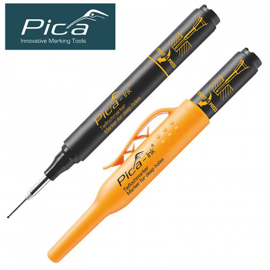 PICA Ink Marker For Deep Holes Black PICA Ink Marker For Deep Holes Black