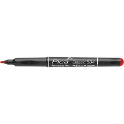Permanent Pen Red Medium Tip 1mm