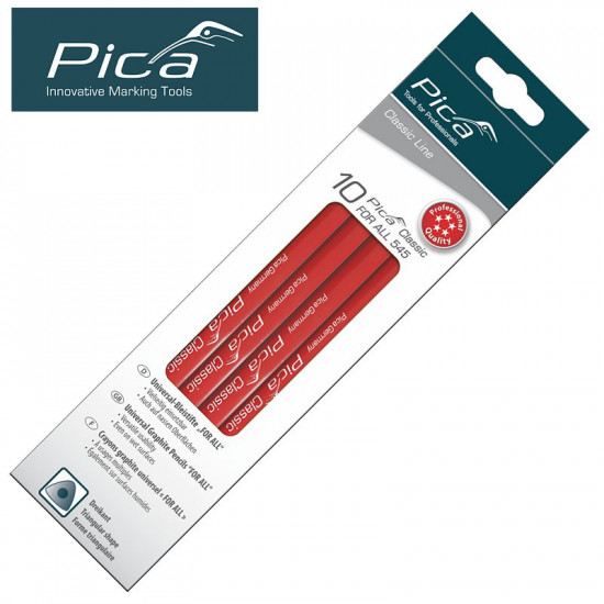 PICA Universal Marking Pencil Black 10pc PICA Universal Marking Pencil Black 10pc