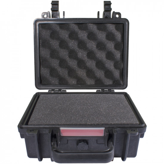 Hard Case 250x220x120mm Od With Foam Black Water & Dust Proof (221609)