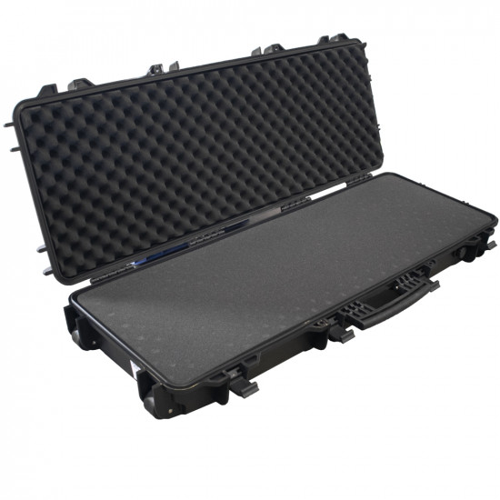 Plastic Case 1040 X 350 X 130mm Od With Foam Black Rifle Case Water & Plastic Case 1040 X 350 X 130mm Od With Foam Black Rifle Case Water &