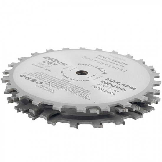 Dado Set 203mm X 15.88 X 24t 4 X 1/8' 3/32'1/16' Chip 27.5mm Dado Set 203mm X 15.88 X 24t 4 X 1/8' 3/32'1/16' Chip 27.5mm
