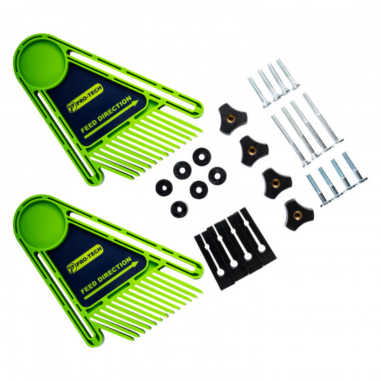 Feather Board 2pc Set Multipurpose Incl. Fixing Feather Board 2pc Set Multipurpose Incl. Fixing