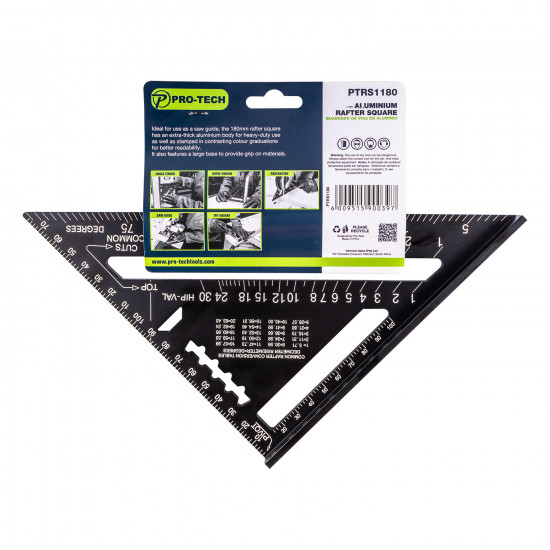Rafter Square 180mm Aluminium Rafter Square 180mm Aluminium