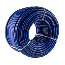Rubber Hose 8mm X 15mm Blue Colour X100m 80bar