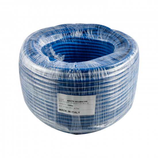 Ultra Soft Air Hose 6mm X12mm Blue X100m Bp45 Bar Ultra Soft Air Hose 6mm X12mm Blue X100m Bp45 Bar