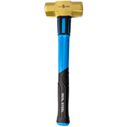 Brass Hammer 4lb Sledge Fibre Glass H&le